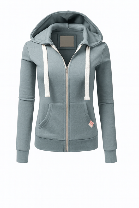 Dames Fleece Hoodie Comfortabel met Verstelbare Capuchon - StudioMarella