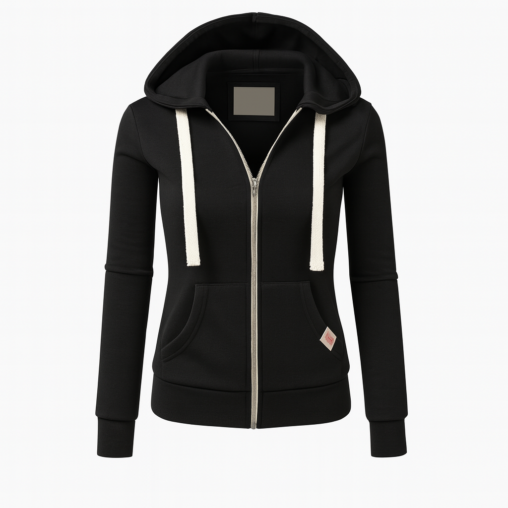 Dames Fleece Hoodie Comfortabel met Verstelbare Capuchon