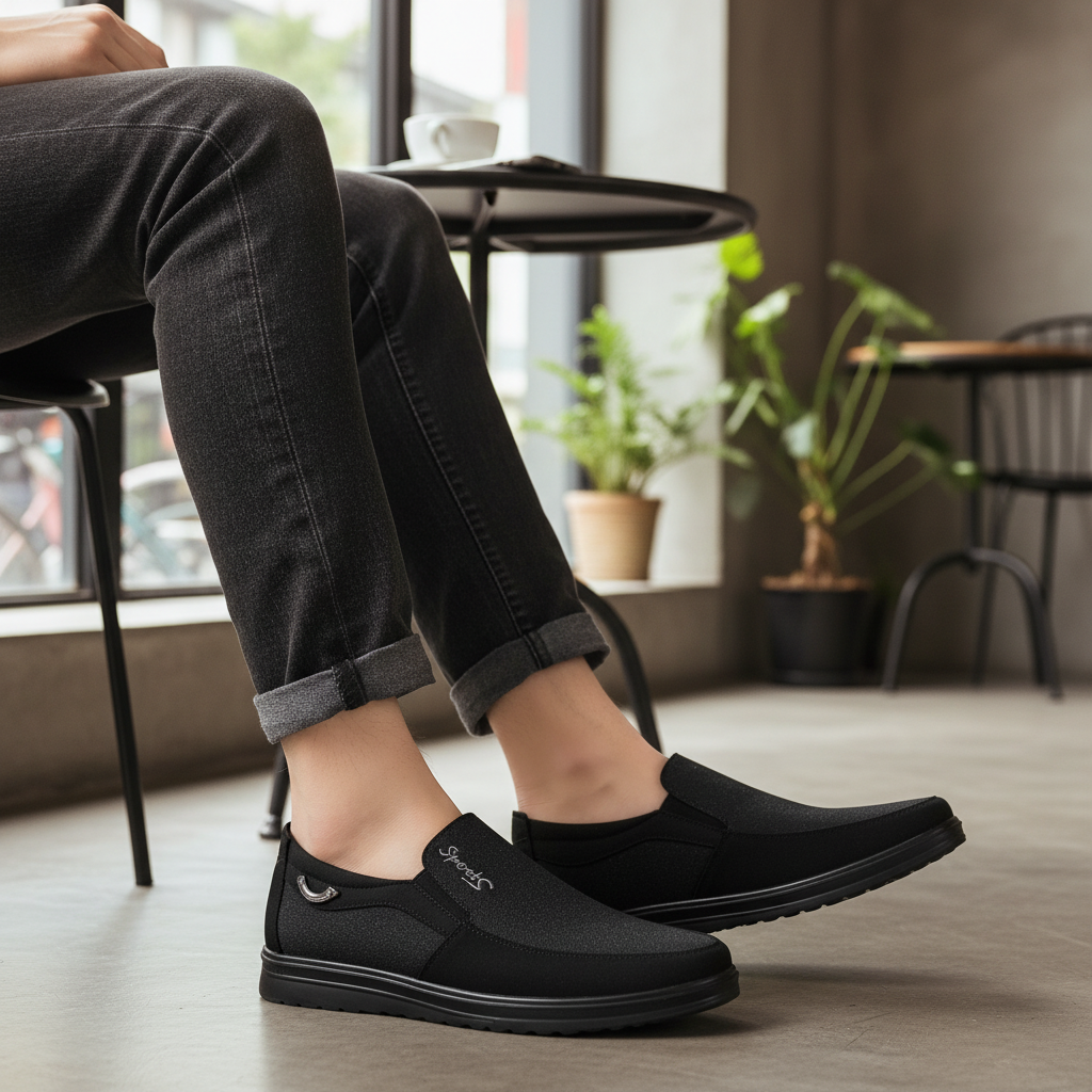 Orthopedische Heren Loafers Comfortabel Dempend