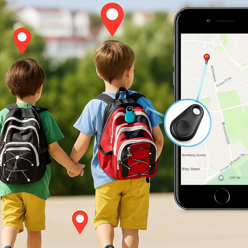 Compacte GPS Tracker Live Tracking Kinderen Huisdieren Bagage Geofencing Real Time App iOS Android Beveiliging