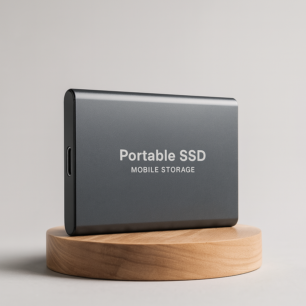 Draagbare SSD USB-C 3.1 1TB 2TB 4TB Snel Compact Zwart Blauw Rood