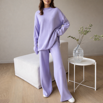 Dames Vrijetijdspak Tweedelig Comfortabele Hoge Taille Stretch