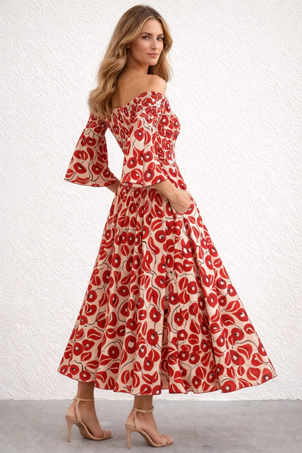 Maxi Jurk Dames Bloemenprint Zomerjurk Luchtig en Stijlvol