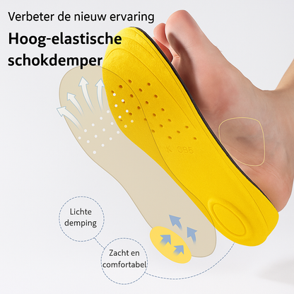 Hoogteverhogende Inlegzolen voor Schoenen – Discreet Formaat en Extra Comfort