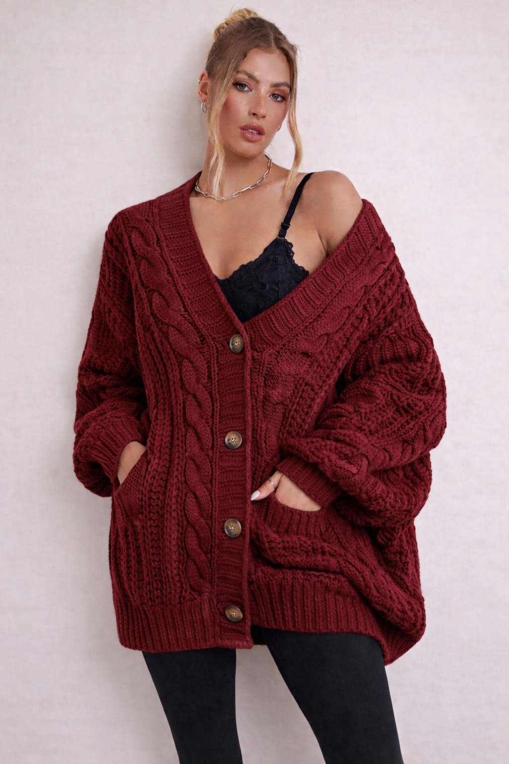 Dames Vest Gebreid Warm en Comfortabel
