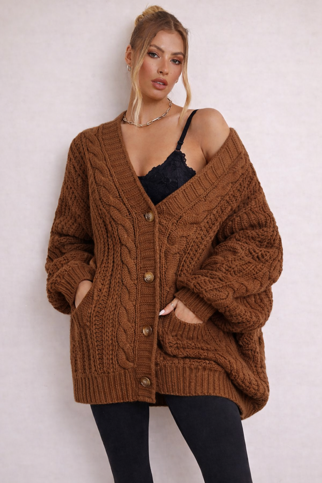 Dames Vest Gebreid Warm en Comfortabel