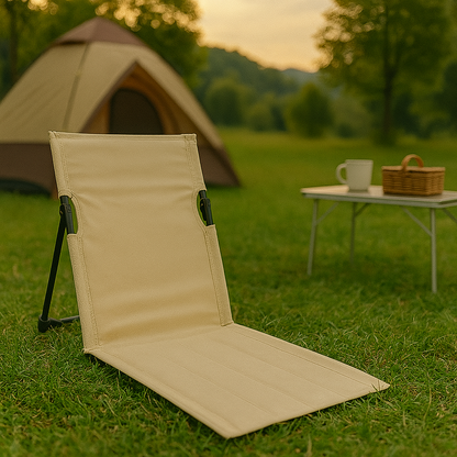 Opvouwbare Campingstoel – Ultralicht & Compact met Ergonomische Steun voor Trekking en Outdoor