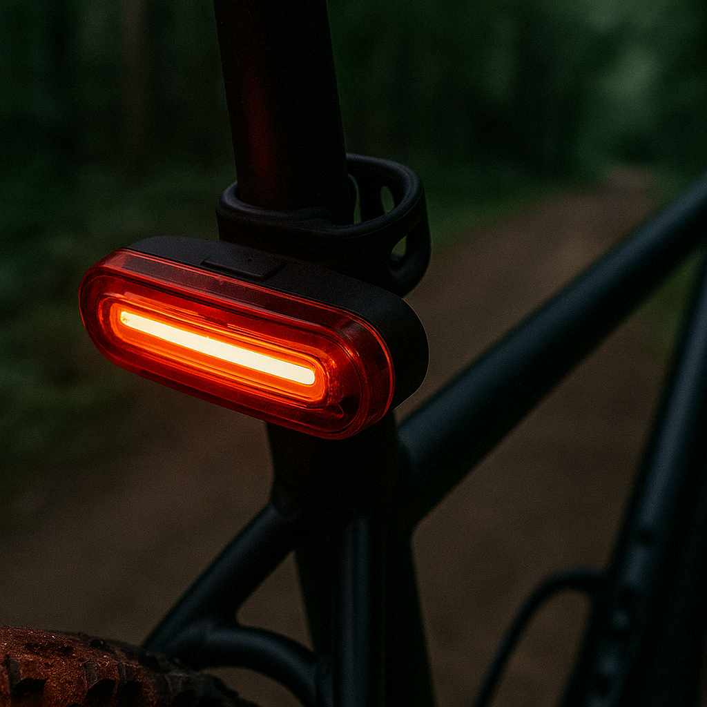 Compacte USB Fietsachterlicht met 200 Lumen & Stroboscoop – Veiligheidslicht voor Nachtritten, 4 Lichtmodi, Waterdicht IPX5