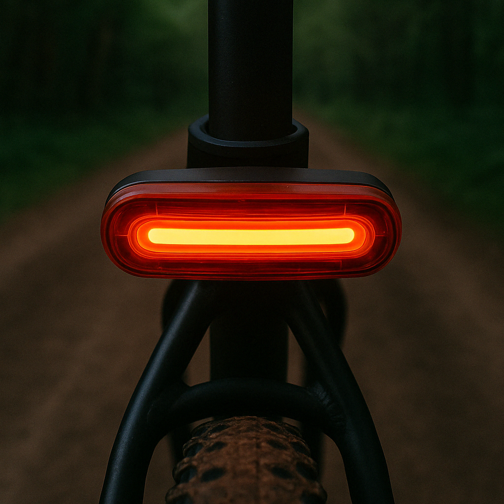 Compacte USB Fietsachterlicht met 200 Lumen & Stroboscoop – Veiligheidslicht voor Nachtritten, 4 Lichtmodi, Waterdicht IPX5