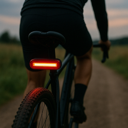 Compacte USB Fietsachterlicht met 200 Lumen & Stroboscoop – Veiligheidslicht voor Nachtritten, 4 Lichtmodi, Waterdicht IPX5
