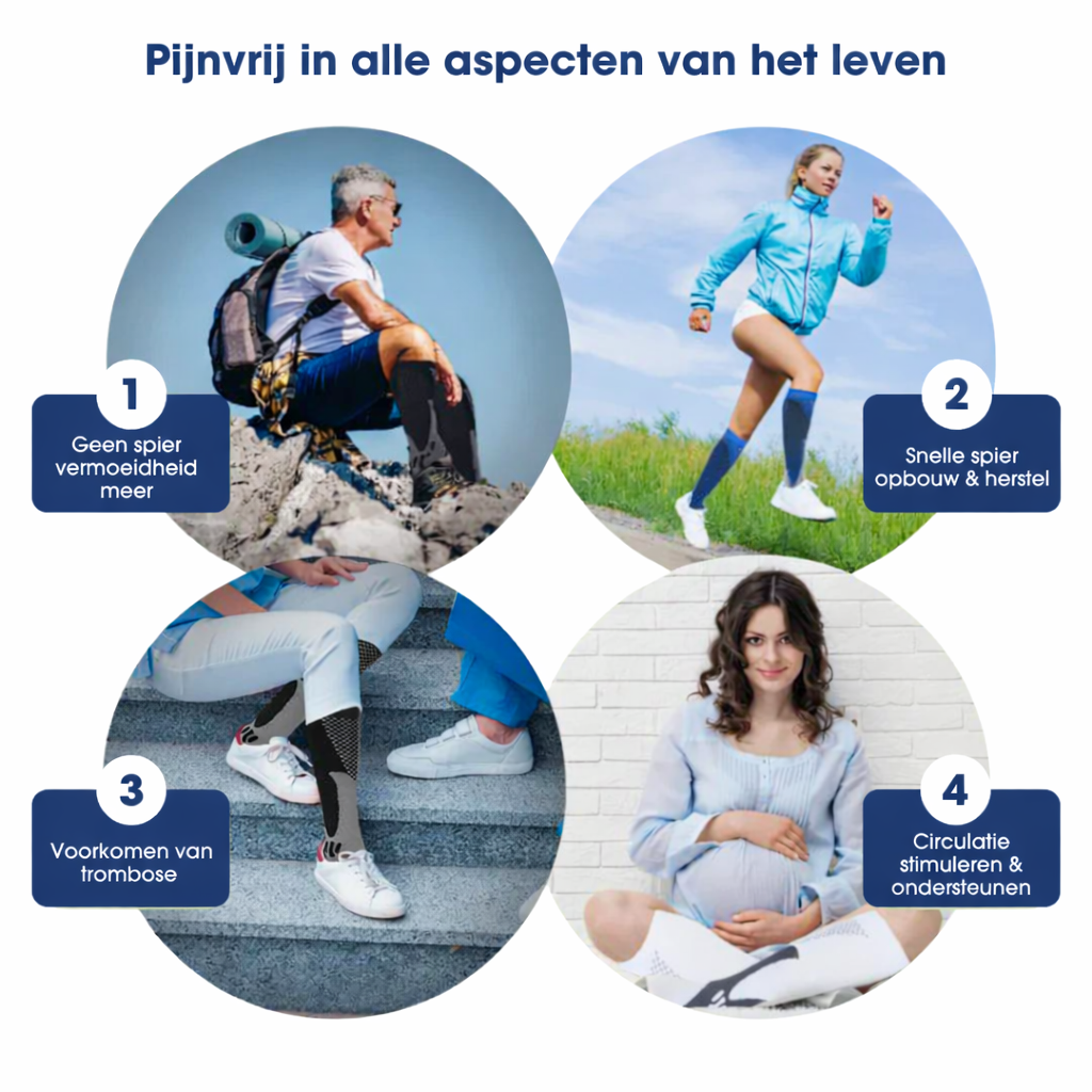Compressiekousen Medisch Goedgekeurd voor Gezondheid