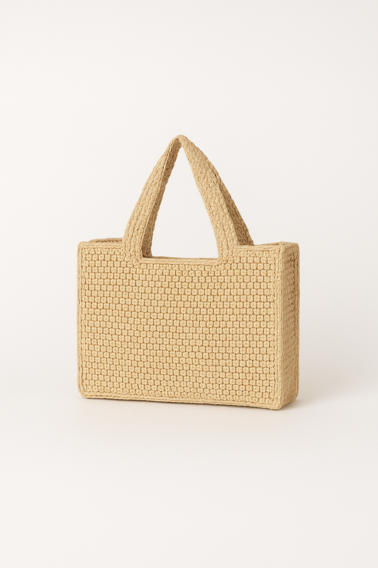 Handgemaakte Raffia Strandtas voor Dames Zomer - StudioMarella
