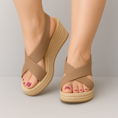 Dames Espadrille Sandalen Elegante Stijl