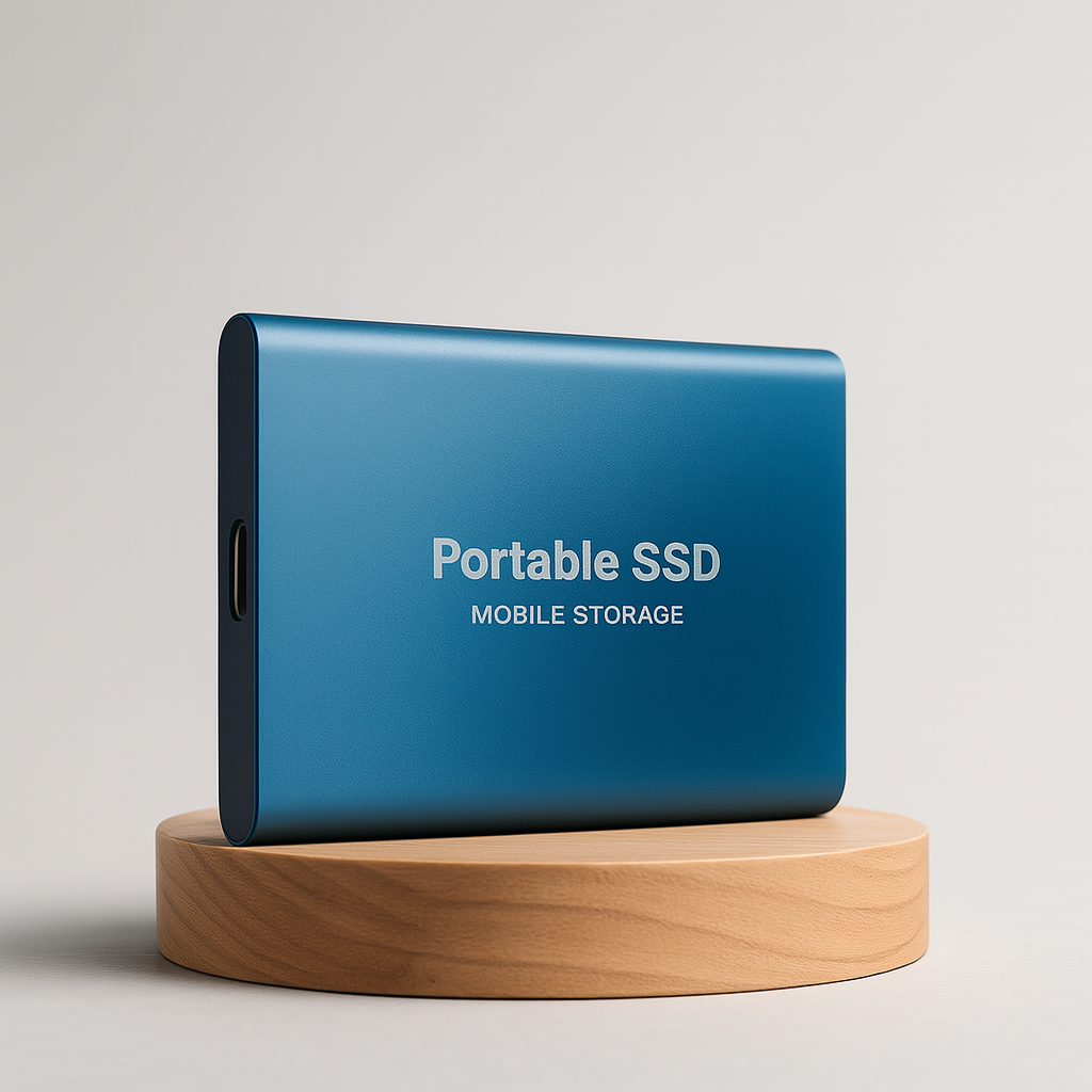 Draagbare SSD USB-C 3.1 1TB 2TB 4TB Snel Compact Zwart Blauw Rood
