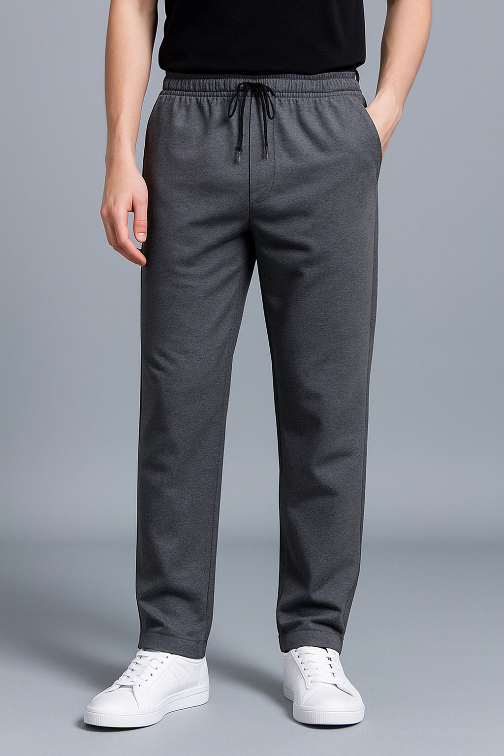 Heren Joggingbroek Elastisch Comfortabel Rechte Pijp