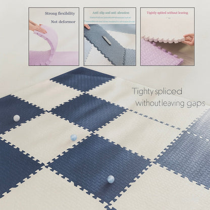 Puzzelmat Baby EVA Foam Vloertegels 30x30cm Antislip Speelmat Kinderen Kruipmat Zachte Speelvloer Babykamer Speelkamer