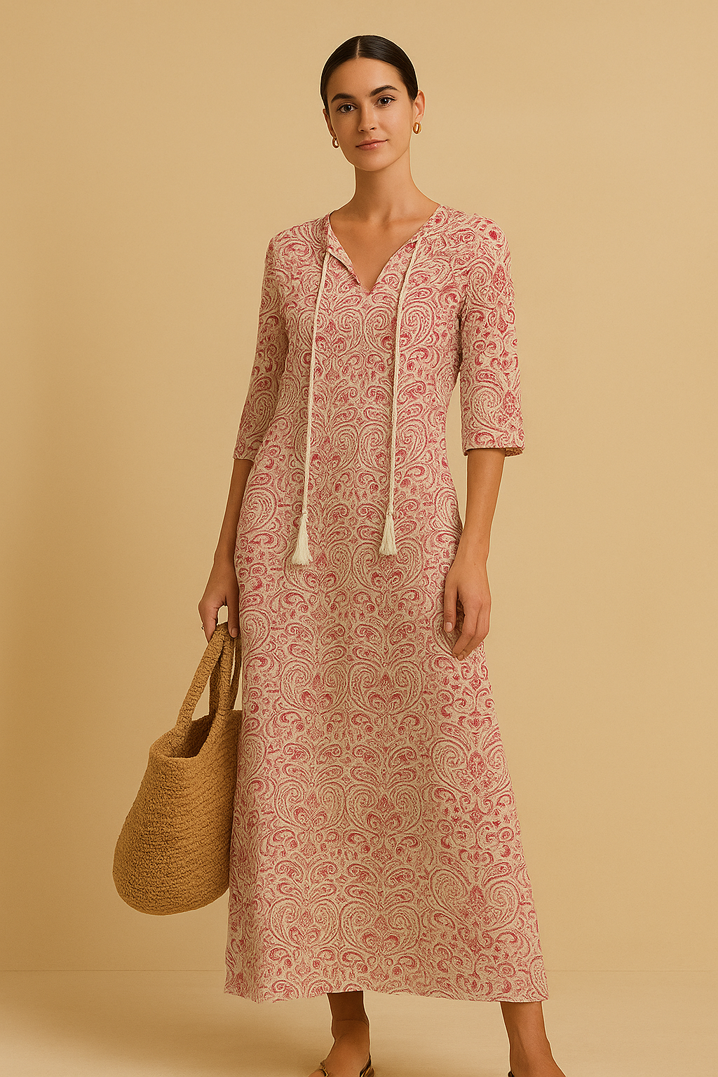 Dames Boho Zomerjurk Losse Pasvorm