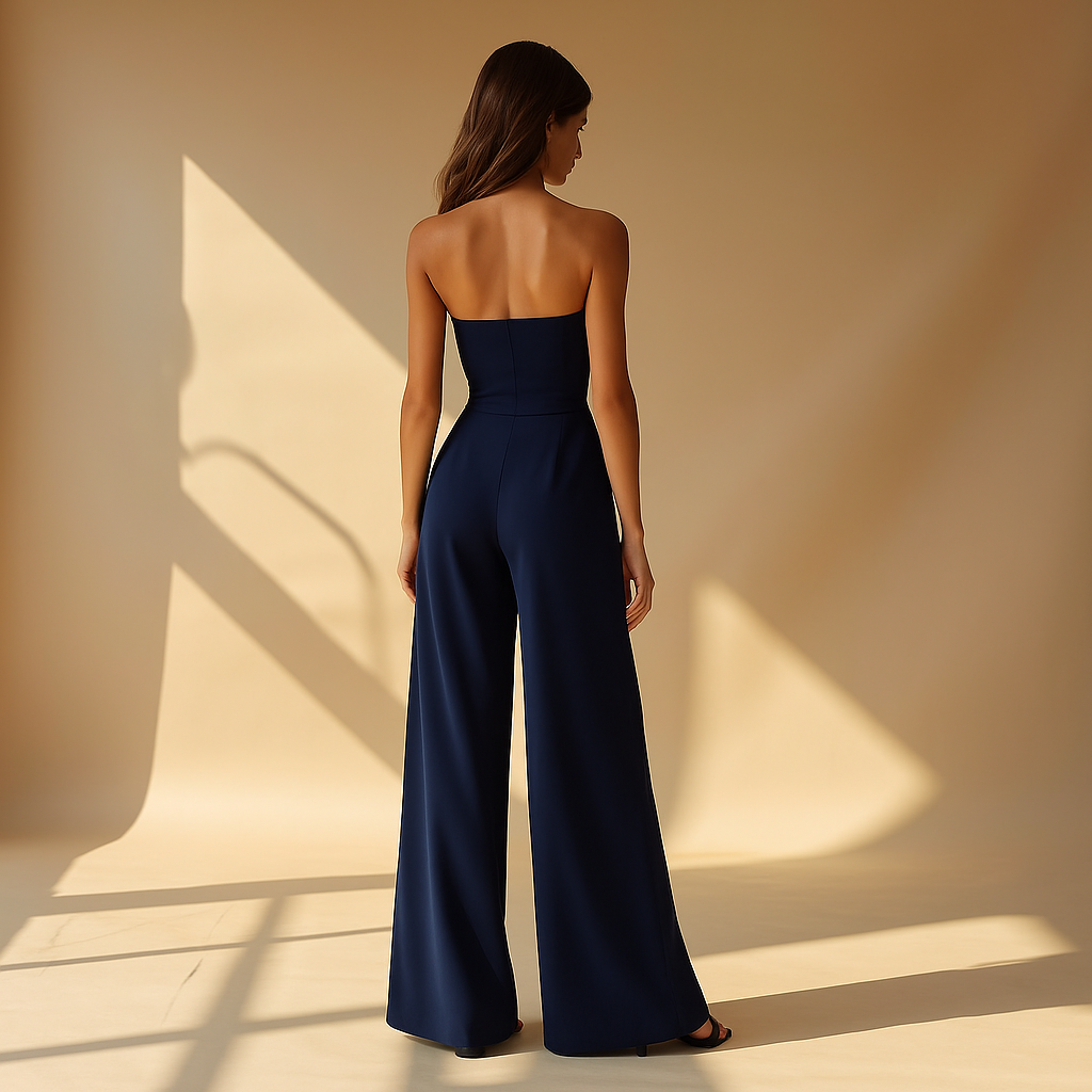 Malia Jumpsuit | Elegante Korsetjurk Zonder Schouders