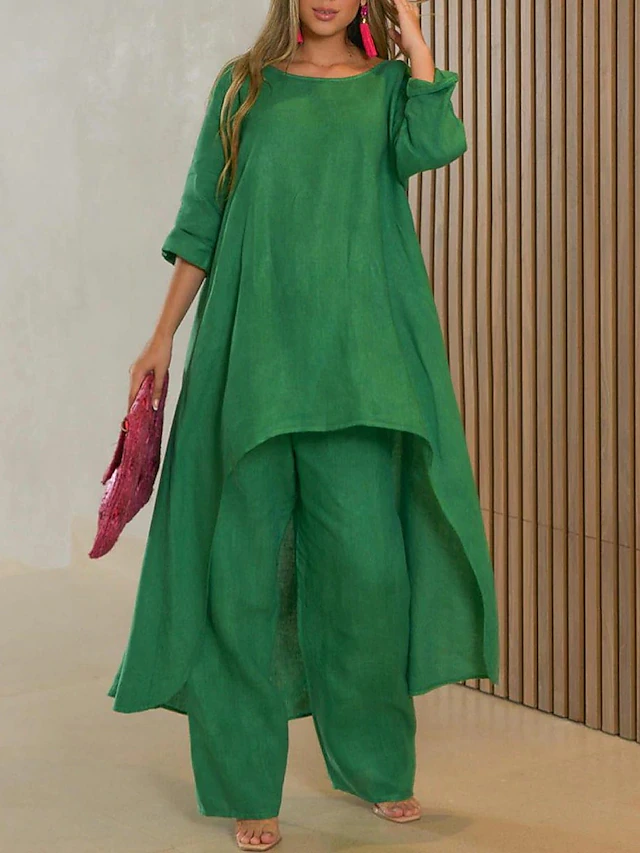 Cher Weekendset | Tweedelig Casual Chic Outfit 1