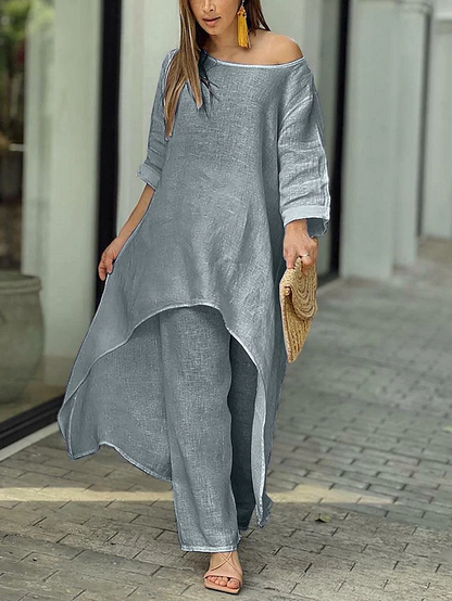 Cher Weekendset | Tweedelig Casual Chic Outfit 5