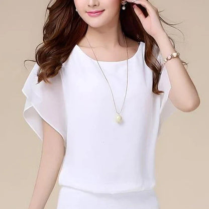 Vrouwen Blouse Aurora Chiffon LenteMode