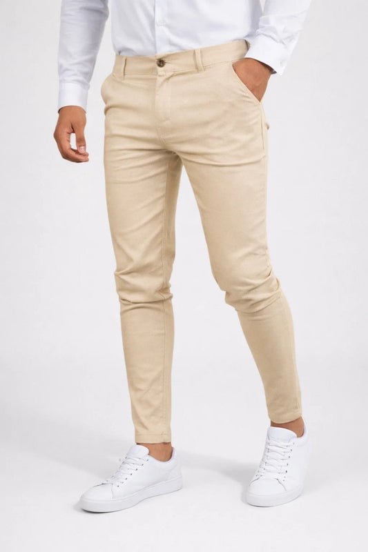 Chino Broek Heren Slim Fit Casual Stijl - StudioMarella