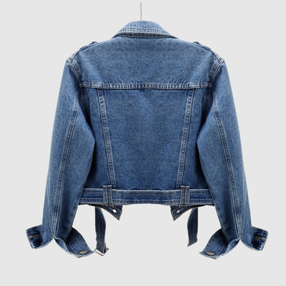 Kort Spijkerjack voor Vrouw Stijlvol Cropped Model