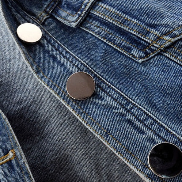Kort Spijkerjack voor Vrouw Stijlvol Cropped Model