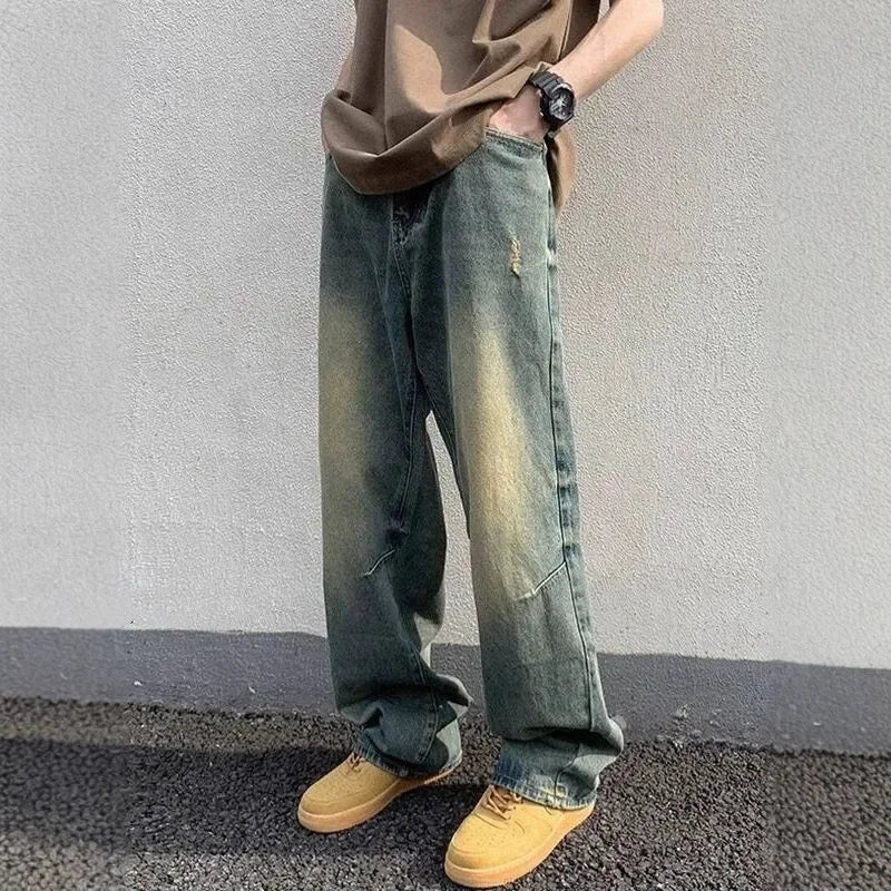 Comfortabele Christian Jeans Lange Wijdemouw Broek - StudioMarella