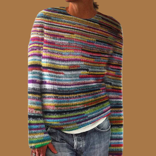 Christina Trui Geel Katoenen Warme Dikke Sweater - StudioMarella