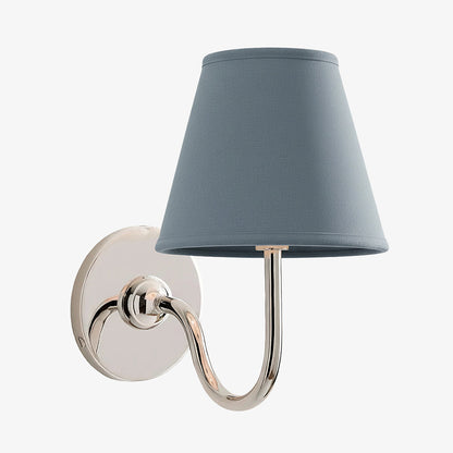 Wandlamp met Geplisseerde Stoffen Kap – Klassieke Verlichting voor Slaapkamer en Woonkamer