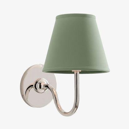 Wandlamp met Geplisseerde Stoffen Kap – Klassieke Verlichting voor Slaapkamer en Woonkamer