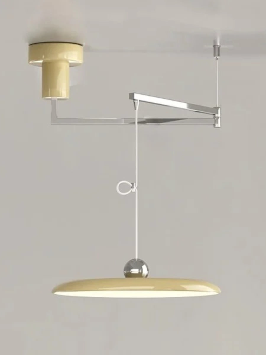 Verstelbare Hanglamp met Zwenkarm – Minimalistische Industriële Verlichting Metaal