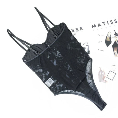 Corset Broekpak met Geborduurde Details
