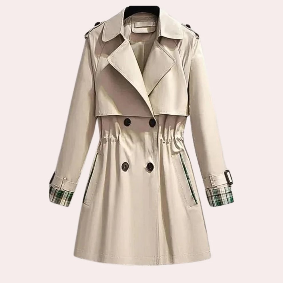 Elegante Trenchcoat voor Vrouw Klassiek en Timeless Design