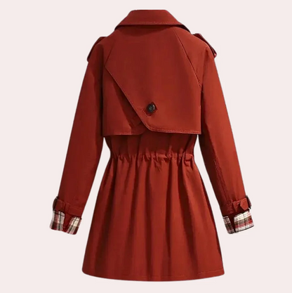 Elegante Trenchcoat voor Vrouw Klassiek en Timeless Design