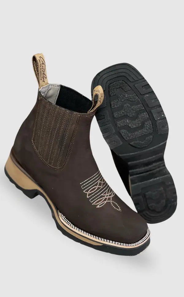 Western Cowboystiefels Leer Bruin voor Mannen en Vrouwen