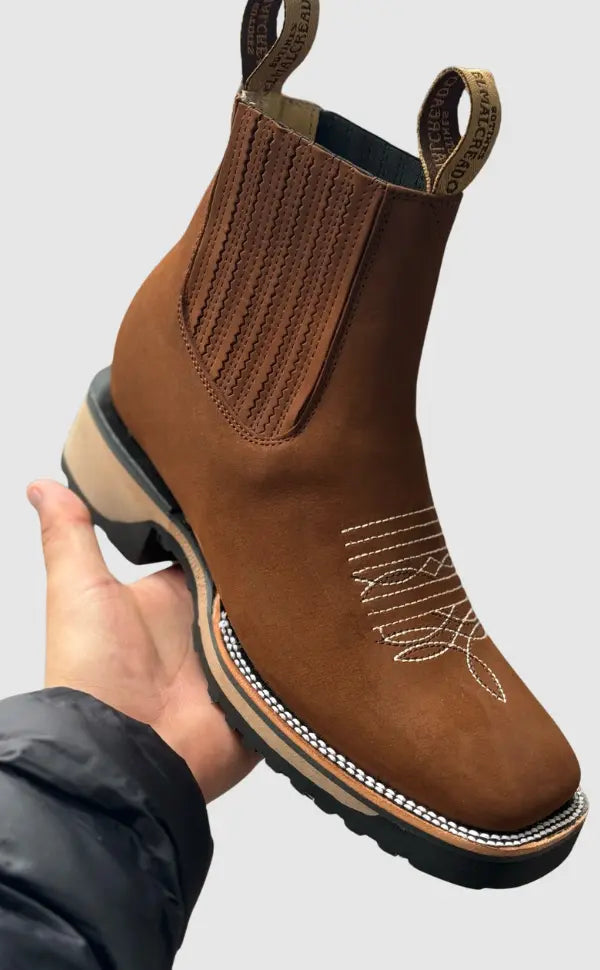 Western Cowboystiefels Leer Bruin voor Mannen en Vrouwen - StudioMarella