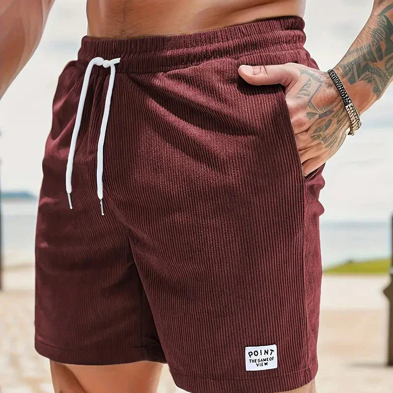 Herenshorts Casual van Katoen Lichte Zomerkleding