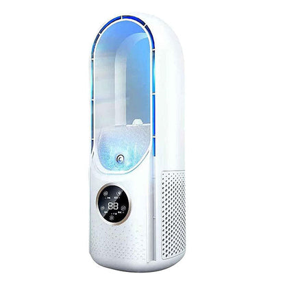 Draadloze Compacte Luchtkoeler met Stille Ventilator – Handig USB-Apparaat voor Thuis en Kantoor – 100ml Watertank