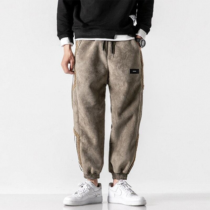 Heren Joggingbroek Sherpa Voering Warm en Comfortabel