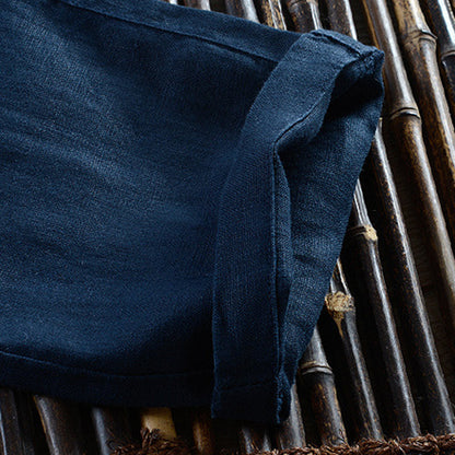 Linnen Broek Heren Zomer Comfortabele Pasvorm