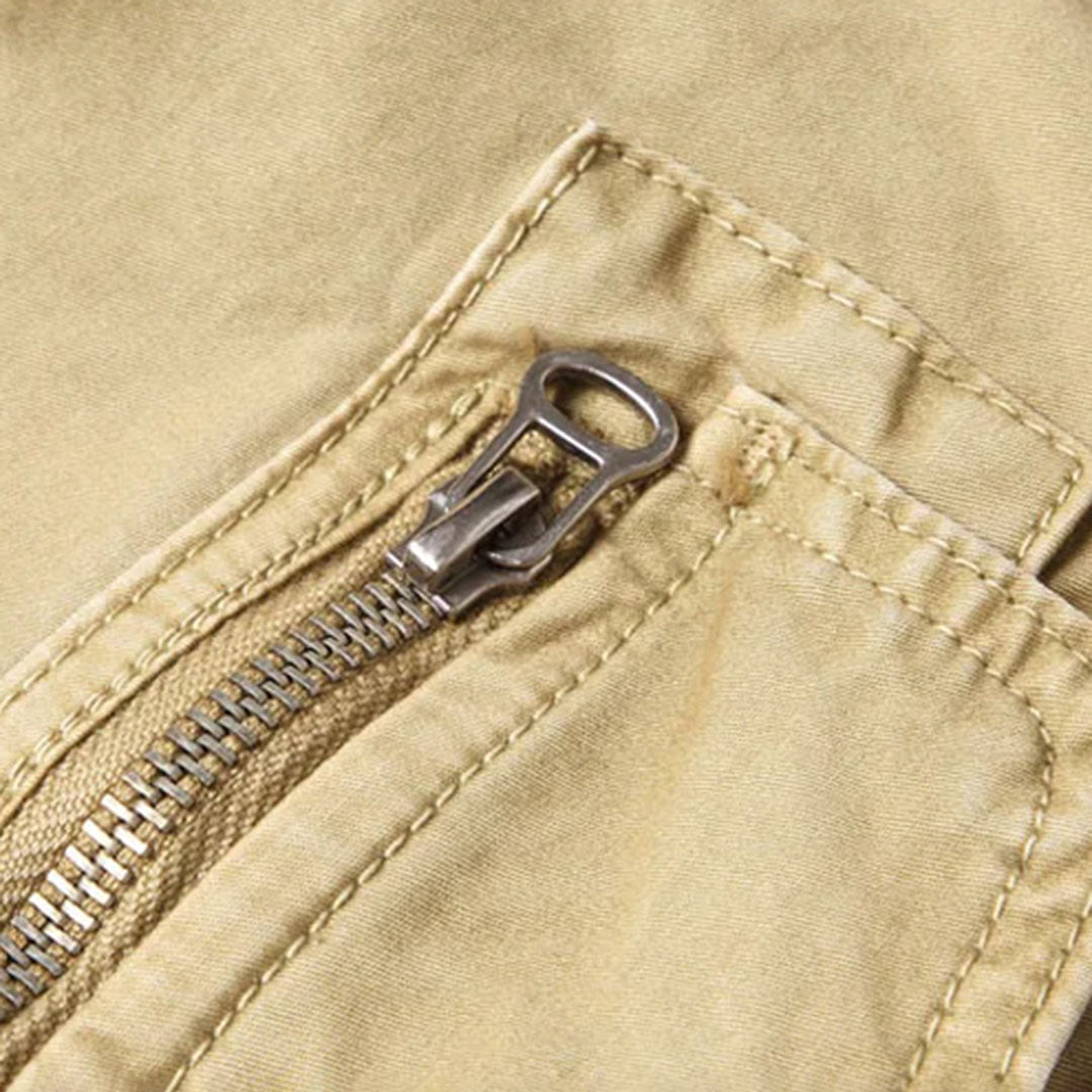Joggingbroek Heren Comfortabel Cargo Model Zwart