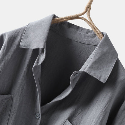 Vrouwelijke Blouse Losse Vrouwelijke Snit Elegant Design