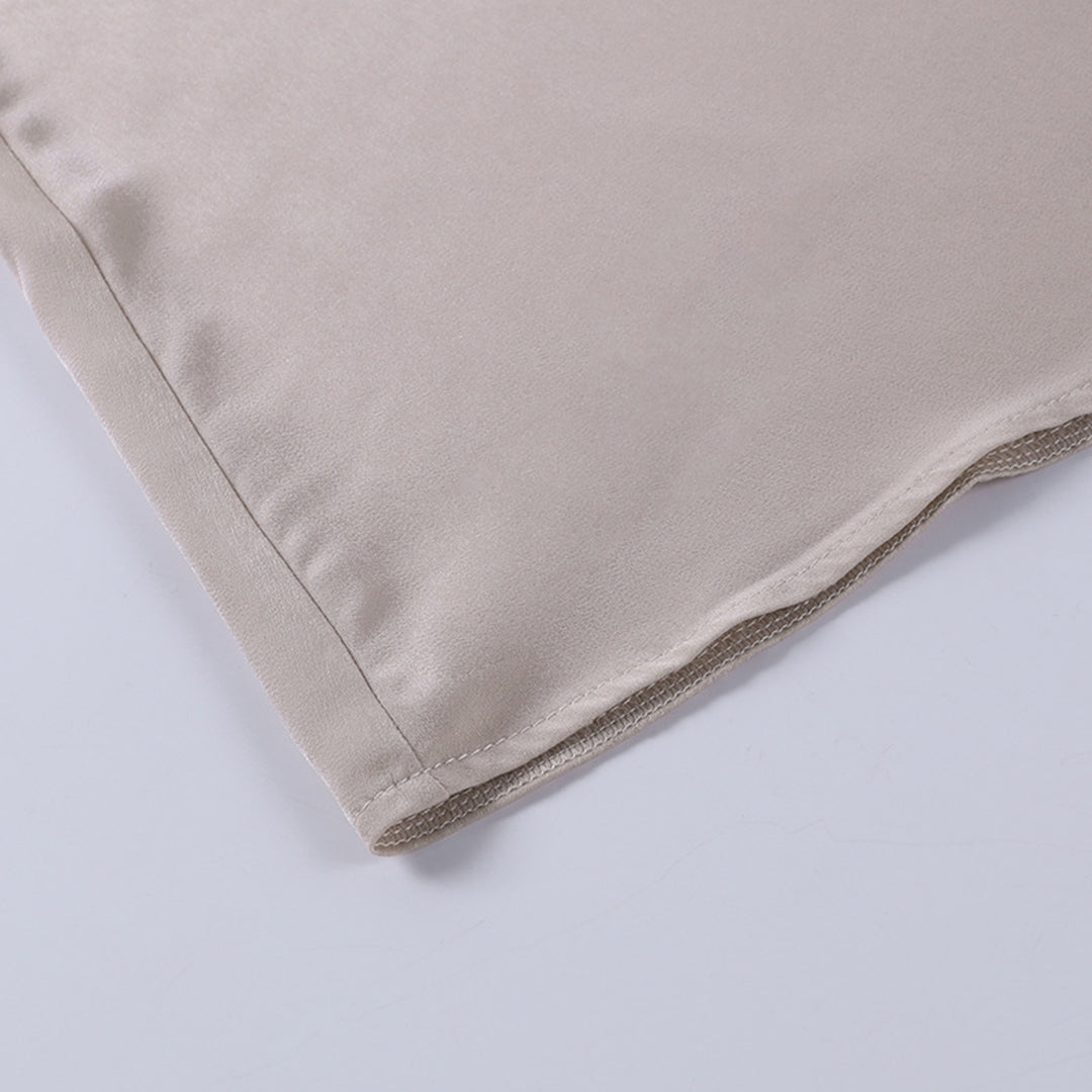 Elegante Maxi Jurk met Overslag en Hoge Split voor Vrouw