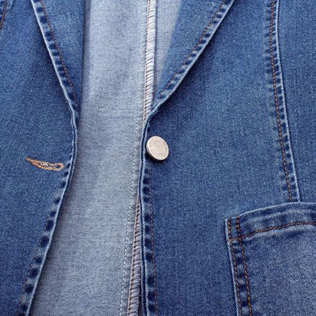 Dames Jeansjasje Blazer Moderne Denim Look