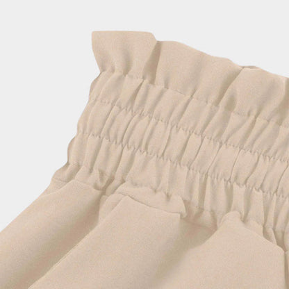 Dames Wijdvallende Palazzo Broek Comfortabele Zomerbroek