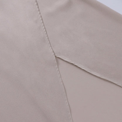 Elegante Maxi Jurk met Overslag en Hoge Split voor Vrouw