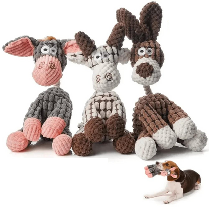 Pluche Hondenspeelgoed Knuffeldieren Stevig en Interactief voor Alle Hondenrassen Speelsheid Stimuleren Knauwen Apporteren Kauwbestendig Design