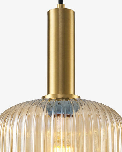 CLYDE Moderne Hanglamp met Gekleurde Glazen Kap – Scandinavisch Design voor Woonkamer & Eetkamer – E27 Fitting